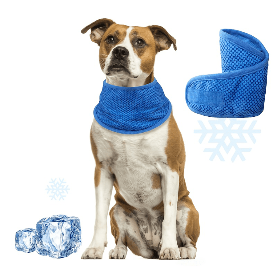 Summer Cooling Ice Compress Towel, Suitable For Small, Medium And Large Dogs And Cats, Neck Scarf And Collar With Adhesive Seal, Instant Cooling For Outdoor Travel And Sports, Machine Washable Pet Cooling Equipment, Essential For Hot Weather Vacation