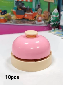 1個金屬蜂鳴器按鈕呼叫鈴，適用於前台服務鈴、寵物訓練按鈕 - 粉色 - 查看 14