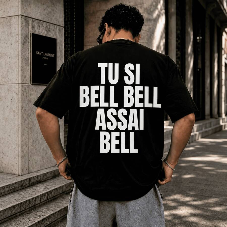 Camisetas de hombre, conjuntos de verano, ropa urbana Y2K, camisetas de algodón - Negro - Ver 1