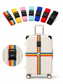 Adjustable Travel Luggage Strap,Useful Luggage Binding Strap To Prevent Explosion Bag,Travel Essentials,Cruise Essentials,Mini Essentials,Halloween - Multicolor - View 12