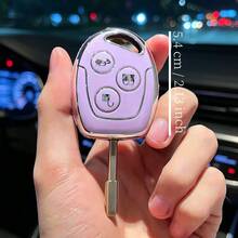 汽車鑰匙保護套 適用於 新世代 New Transit 直柄舊款 Mondeo 直柄鑰匙保護套 遙控鑰匙蓋 汽車鑰匙 FOB，TPU 鑰匙殼 送禮給伴侶、母親、父親、朋友 - 單殼 - 查看 5