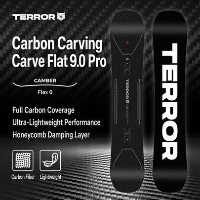 Off-Season Special – Full Carbon Fiber Snowboard Series: Wide Carving & All-Mountain Boards For Intermediate Adults