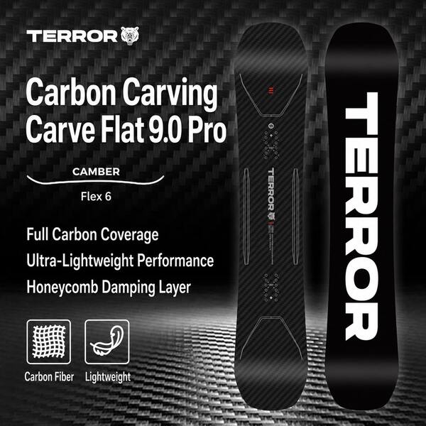 Off-Season Special – Full Carbon Fiber Snowboard Series: Wide Carving & All-Mountain Boards For Intermediate Adults