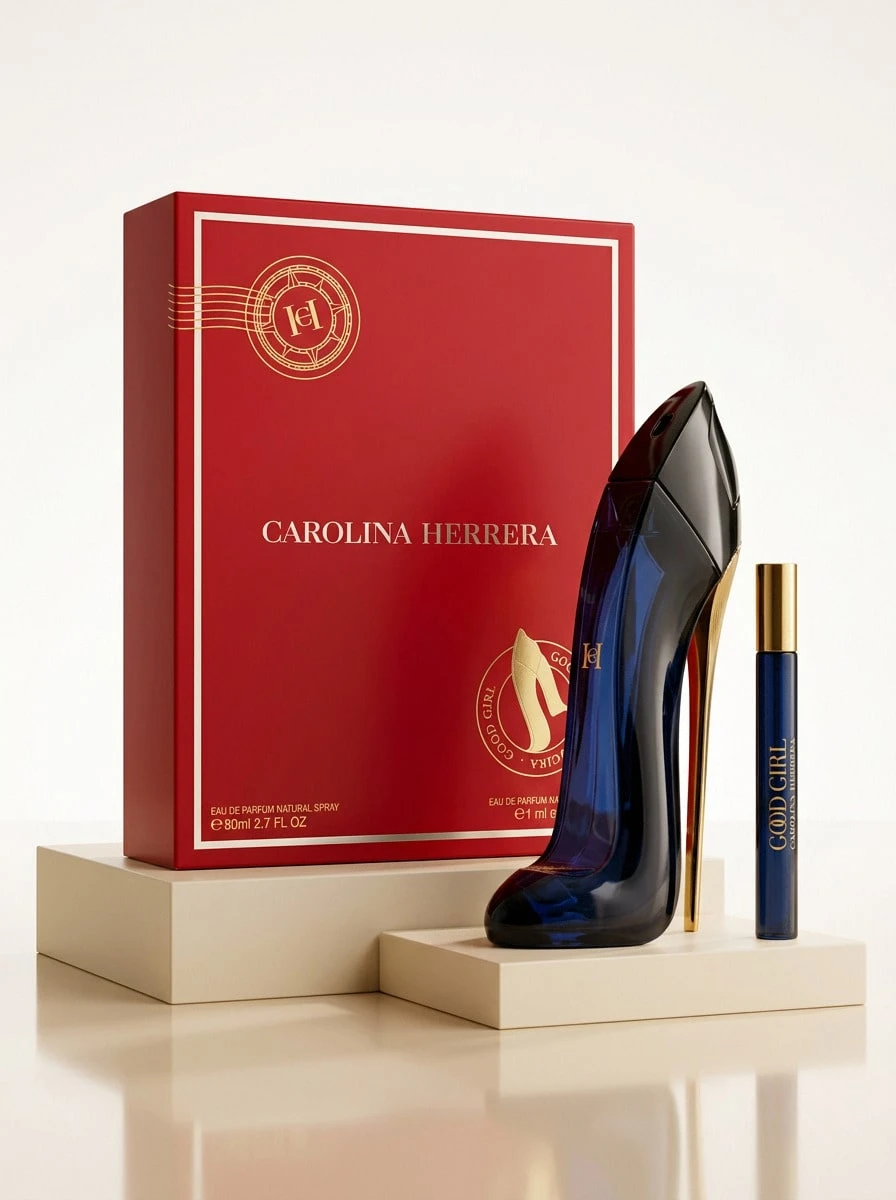 Carolina Herrera Good Girl 女士两件套香水 (EDP 2.7oz+迷你装 0.33 Oz) ES 2.7oz/80ml+0.33oz/10ml - EDP 2 件套 - 查看 1