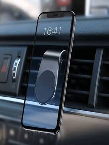 Car Air Vent Mini Magnetic Phone Holder, Universal Multi-Function Phone Navigation Mount, Car Dashboard Mount, Detachable Easy Installation, 360° Adjustable, Super Strong Magnetic Force, High Stability, Suitable For All Smartphones, Perfect Gift For Family And Friends, Car Accessories, Car Phone Holder - Multicolor - View 9
