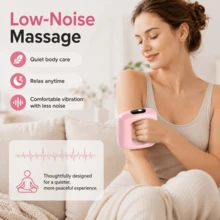 GENAI Mini Body Massager, Wireless Portable Fascia Massage Device, Handheld & Wearable Massager, Rechargeable Compact Muscle Relaxation Tool For Arms, Waist, Legs, Home Fitness Daily Care, Gift For Women & Girls - Multicolor - View 4