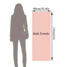 sanrou 1/2pcs-Random Color Extra Large Quick-Dry Waffle, Pineapple Grid Bath Towel, Oversized 35.4*67inch, Suitable For Bathing And Showering, Super Absorbent, Lint-Free, Skin-Friendly Body Towel, Reinforced Edges Durable Washable Towel, Suitable For Home, Travel, Outdoor, Gathering, Gym Use And Gifting - Multicolor - View 5