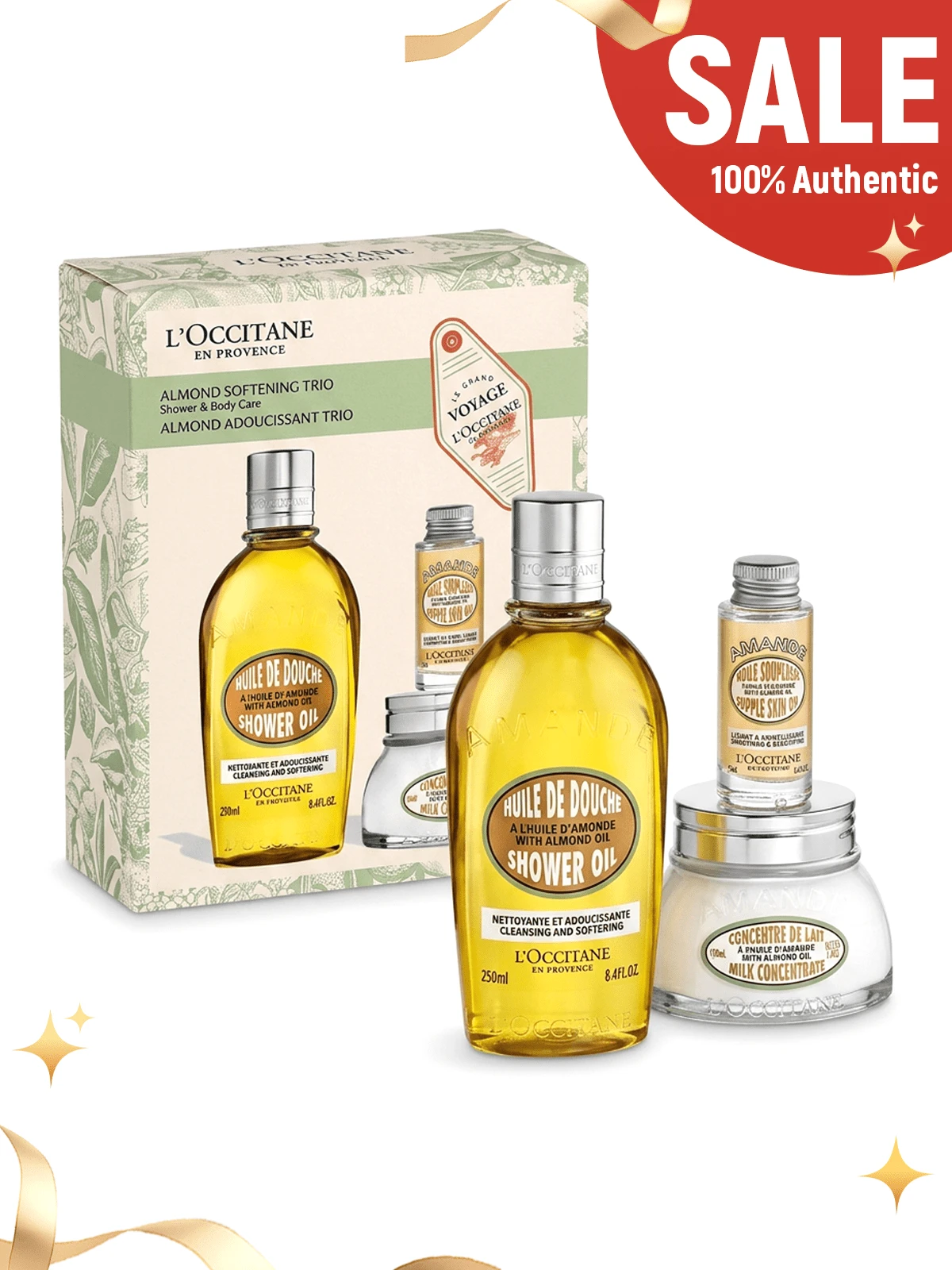 L'Occitane 经典护手霜三件套(杏仁滋润护手霜 30 毫升 + 乳木果油护手霜 30 毫升 + 马鞭草清凉护手霜 30 毫升) - 彩色 - 查看 1