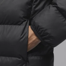 Nike Jordan Brooklyn 連帽時尚拉鍊外套棉服 男款 黑色 - 黑色 - 查看 10
