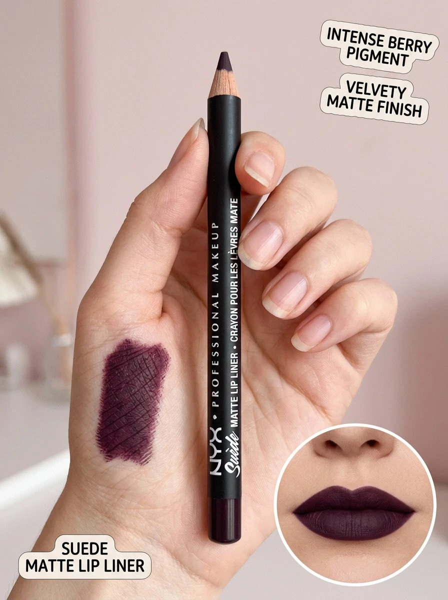 NYX 丝绒哑光唇线笔 Foul Mouth 色号 0.03盎司/0.89毫升 - 18 髒話 - 查看 1
