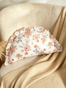1pc Cute Ruffled Baby Pillow, Soft Comfortable Anti-Flat Head Neck Support Pillow, All-Season Children's Pillow - Multicolor - View 6