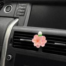 Clipe Difusor de Aroma para Carro com Flor de Peônia - Clipe de Ventilação com Acabamento Brilhante | Acessório para Carro em Material ABS Premium com Clipe | Decoração Universal para Painel | Design Floral Elegante Adequado para Sedan, SUV e Caminhão | Clipe de Aromaterapia Sem Núcleo de Reposição - A - Visão 7