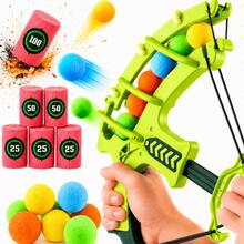 Small Ball Crossbow Launcher Trainer, Load Small Balls Into Crossbow, Pull Bow To Aim And Shoot. Indoor/Outdoor Interactive Target Practice Trainer. - Red - View 4