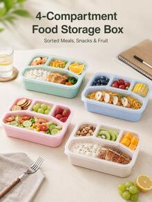 Leak-Proof Bento Box - Reusable Food Storage Container With Lid (Microwave, Freezer And Dishwasher ), Ideal For Restaurant, Work, School And Picnic, Perfect Gift For Foodies And Busy Professionals - A - View 10