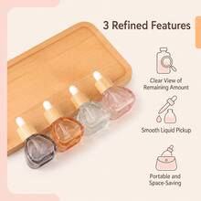 Botol Pipet Kaca Bambu 14ml untuk Minyak Esensial, Serum, Kosmetik, Pencampuran, dan Sampel - View 5