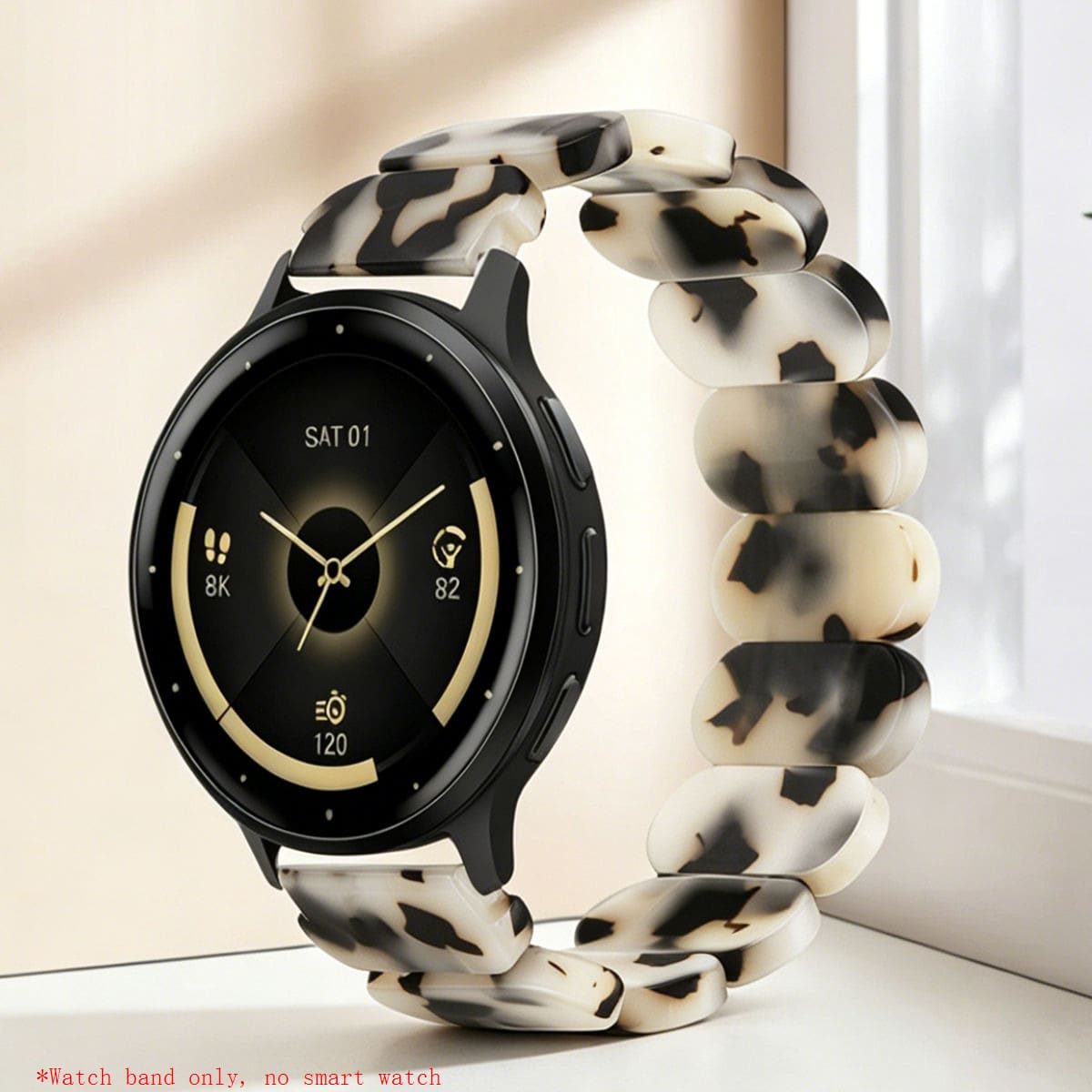 18mm 20mm 22mm 彈性樹脂手錶錶帶，相容於 Galaxy Watch7 6 5 4 40mm 44mm/6 Classic/4 Classic 43mm 47mm，智慧手錶替換錶帶手鍊，相容於 Watch/ Watch/ Watch/ Watch，精緻女性手錶配件 - 18mm - 查看 14
