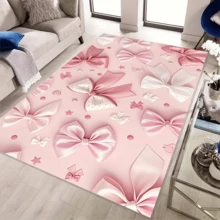 1 st rosa golvmatta med rosettmönster, minimalistisk och lekfull modern stil, flera storlekar tillgängliga, vardagsrumsmatta, matta, vardagsrumsmatta, area matta, matta, heminredning, stor vardagsrumsmatta, rumsdekoration, tvättbar matta - Flerfärgad - Visa 4