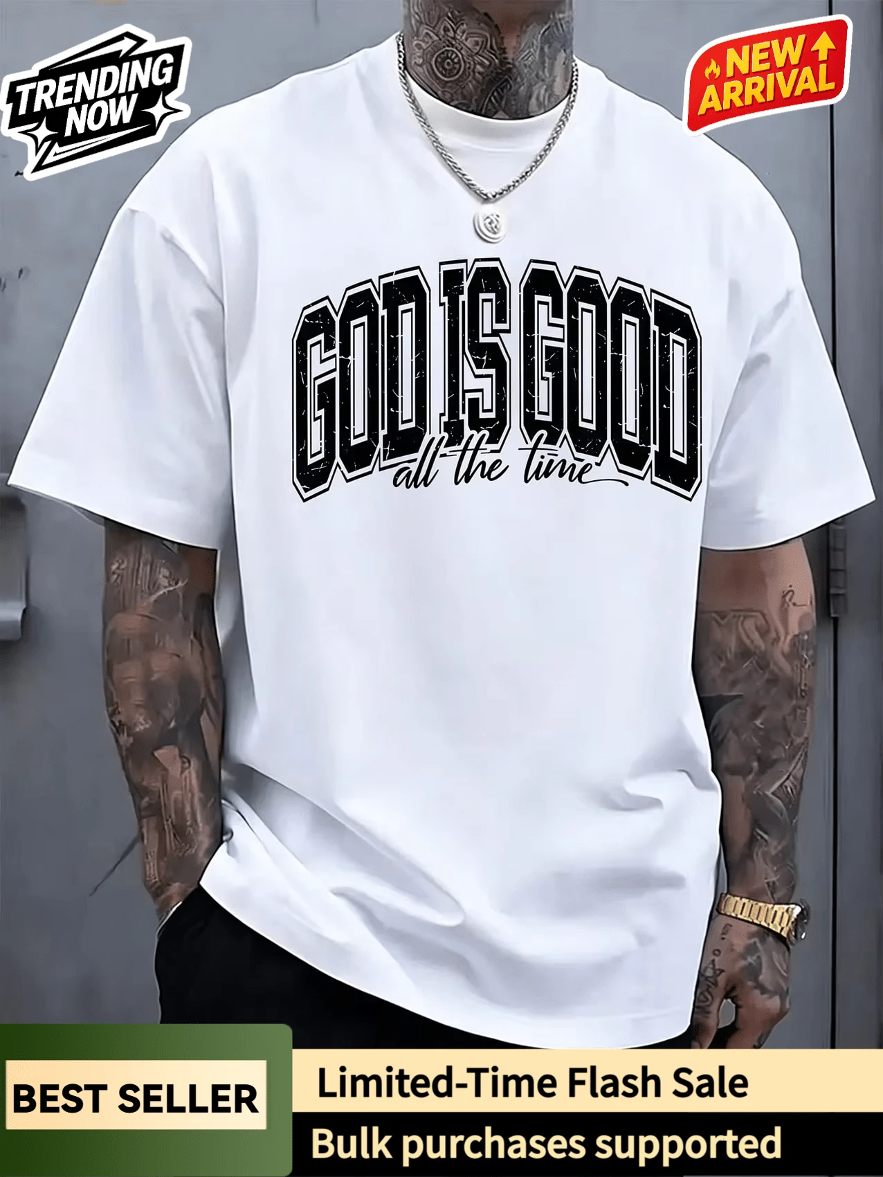 Men T-Shirts - Black - View 1