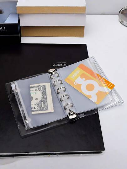 10pcs Transparent Replaceable Binder Pages, Premium PVC Material, High Transparency, Suitable For Photo Card File Storage, Portable Sticker Album Replacement Pages