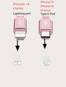 1pc White Electroplated Dust Plug Pendant With 26 English Letters ...