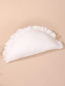 1pc Cute Ruffled Baby Pillow, Soft Comfortable Anti-Flat Head Neck Support Pillow, All-Season Children's Pillow - Multicolor - View 12
