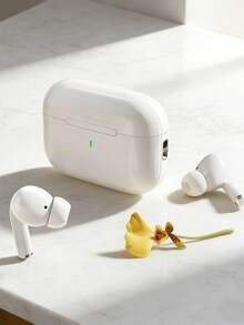 True Wireless Bluetooth Earbuds - Compatible With Apple And Android, Built-In Microphone, Sweat-Proof, Up To 24 Hours Battery Life - White, Earphones > Wireless, Airbud's, Earphones, Earphones - White - View 1