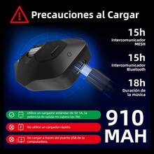 Ejeas X10 Helmet Intercomunicador Para Casco Moto Mesh 4.0 - ejeas-X10 - Ver 5