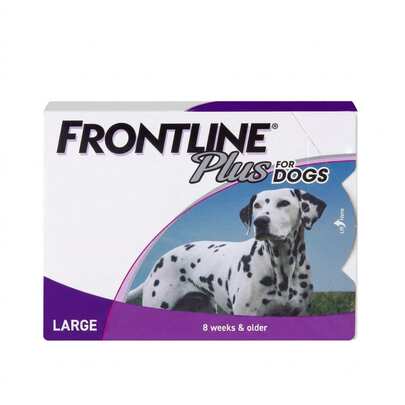 FRONTLINE Plus For Large Dogs 45-88 Lbs