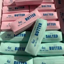 1pc Random Color Hot-Selling Building Block Butter Stick, Simulation Game Stress Relief Toy, Squeeze Venting Toy, Perfect For Holiday, Birthday Gift, Halloween, Thanksgiving, Christmas, Labor Day, Back To School, Party Gift Squishy, Crunchy Squish, Crunchy Butter Squish, Squeeze, Slushy Ball. Squishy Stress Toy, Dumpling Squish, Toys For Women, Btsarmy, School Supplies - Multicolor - View 7