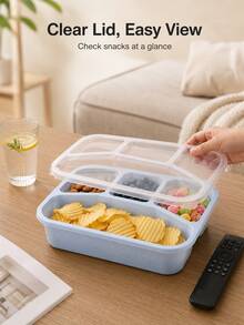 Leak-Proof Bento Box - Reusable Food Storage Container With Lid (Microwave, Freezer And Dishwasher ), Ideal For Restaurant, Work, School And Picnic, Perfect Gift For Foodies And Busy Professionals - A - View 4