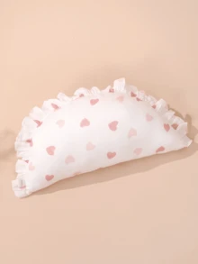 1pc Cute Ruffled Baby Pillow, Soft Comfortable Anti-Flat Head Neck Support Pillow, All-Season Children's Pillow - Multicolor - View 14