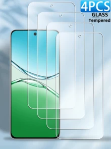 4 Buah Pelindung Layar, Kaca Tempered HD, Tahan Gores, Tahan Lama dan Tahan Jatuh, Pelindung Layar Kaca Tempered Untuk - Clear - View 58
