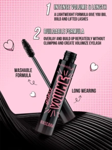 MISSLYN-1pc Black Volumizing Mascara & Cream Eyeliner Set, High Pigment Smooth Cream Texture, No Clumping, Volumizing & Shaping Effect, Long-Lasting Color, Define Lashes, Brand Cosmetics, Suitable For Women And Girls, Back To School Gift, Daily Eye Makeup, Matte - #01 - View 4