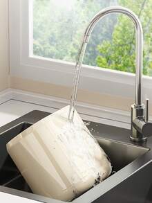 1pc Modern White Wall-Mounted Chopstick Holder, Drill-Free Utensil Storage Rack And Kitchen Drain Rack With Removable Drip Tray, Kitchen Sink Organizer Basket For Chopsticks, Spoons, Forks, Knives And Spatulas, Space-Saving Cabinet Storage Rack, Suitable For Daily Use - Multiple Styles and Colors - View 12