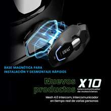 Ejeas X10 Helmet Intercomunicador Para Casco Moto Mesh 4.0 - ejeas-X10 - Ver 10