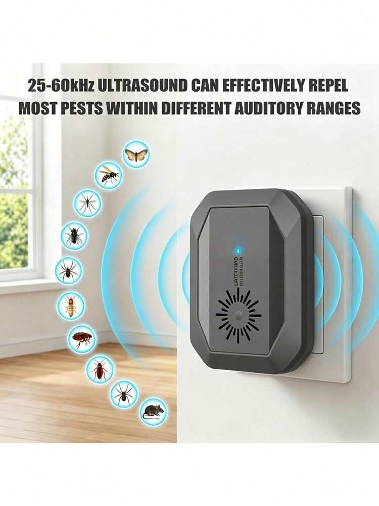 2026新款超音波驅蟲器，USB供電，靜音桌面操作，戶外驅蟲器 / 家用驅蚊器 - A - 查看 4