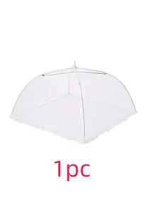 1pc Food Cover, Foldable Food Cover, Anti-Fly Kitchen And Outdoor Camping Net, Household Vegetable Cover, Table Cover, Foldable Vegetable Cover, Sunshade Umbrella, Household Table Food Cover, Anti-Fly Net - Multicolor - View 12