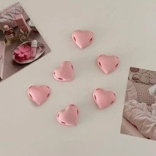 Heart-Shaped Cable Organizer, Dual Slot Desktop Adhesive Cable Holder, Self-Adhesive Heart Design Cable Management Rack, Gift For Friends - Pink - View 8