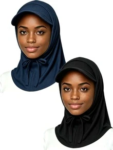 YPGVUO Solid Color Pointed Hood Drawstring Hijab, Sun Protection Breathable Sports Headscarf, Suitable For Daily Walking, Jogging, Travel And Outdoor Activities - Scarf - View 18
