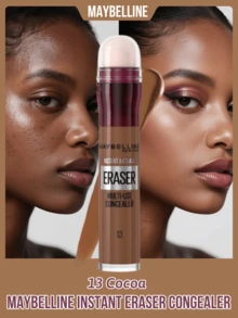 Maybelline 美寶林 Instant Age Rewind 遮瑕液 13 Cocoa，提亮黑眼圈、模糊毛孔，一抹遮瑕，旋轉式塗抹器，抗菌植絨刷頭，不卡粉，無需工具，亮采效果，可當作古銅色眼影使用，適合補妝 - 13 Cocoa - 查看 9
