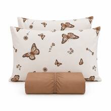 3-Piece 100% Cotton Percale Bedding Set - CL04 - 查看 2