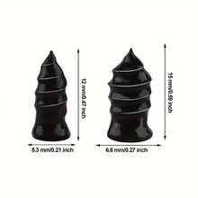 Kit de reparación rápida de neumáticos de vacío 20/40/80 piezas con tornillos espirales <Calibrador universal de profundidad de banda de rodadura de 25 mm de precisión>, para automóviles y motocicletas, clavos de pegamento de neumáticos autorreparables, clavos de hongo, herramienta de reparación rápida de neumáticos no destructiva - Plateado - Ver 8