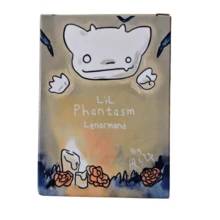 LiL Phantasm Lenormand 36pcs, Dek Oracle Hantu Lucu Bergambar Cat Air untuk Pemula, Kartu Ramalan Bahasa Inggris Portabel & Perlengkapan Pesta - MultiWarna - View 8