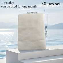 30 Packs/100 Sheets High-Absorption Filter Paper For Aquariums | Dust-Free Water Purifier, Suitable For Freshwater And Saltwater Tanks | Removes Yellow Water, Odors, Chlorine, Chlorine And Ammonia | Essential PH Stabilizer For Fish Tanks, Turtle Tanks And Seafood Tanks - C-White - View 3
