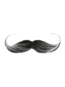 2pcs/1pc Fake Beard Stickers, Self-Adhesive Realistic Facial Hair Set, Novelty Fancy Mexican Performance Costume Decoration, Makeup Party Photo Props - Multicolor - View 7