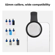 52mm Phone ND Filter ND2 To ND400 Clip-On Variable Neutral Density Filter For Phone Mobile Smart Phone Camera - View 4