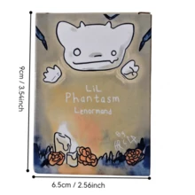 LiL Phantasm Lenormand 36pcs, Dek Oracle Hantu Lucu Bergambar Cat Air untuk Pemula, Kartu Ramalan Bahasa Inggris Portabel & Perlengkapan Pesta - MultiWarna - View 5