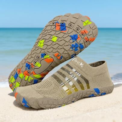 TIGEROCK-2026 New Fashion Unisex Water Shoes, Casual Sports Shoes, Knitted Hollow Upper Comfortable And Breathable, Suitable For Beach Vacation, Rafting, Water Park And Other Water Activities, Also Can Be Used As Indoor Fitness Shoes.