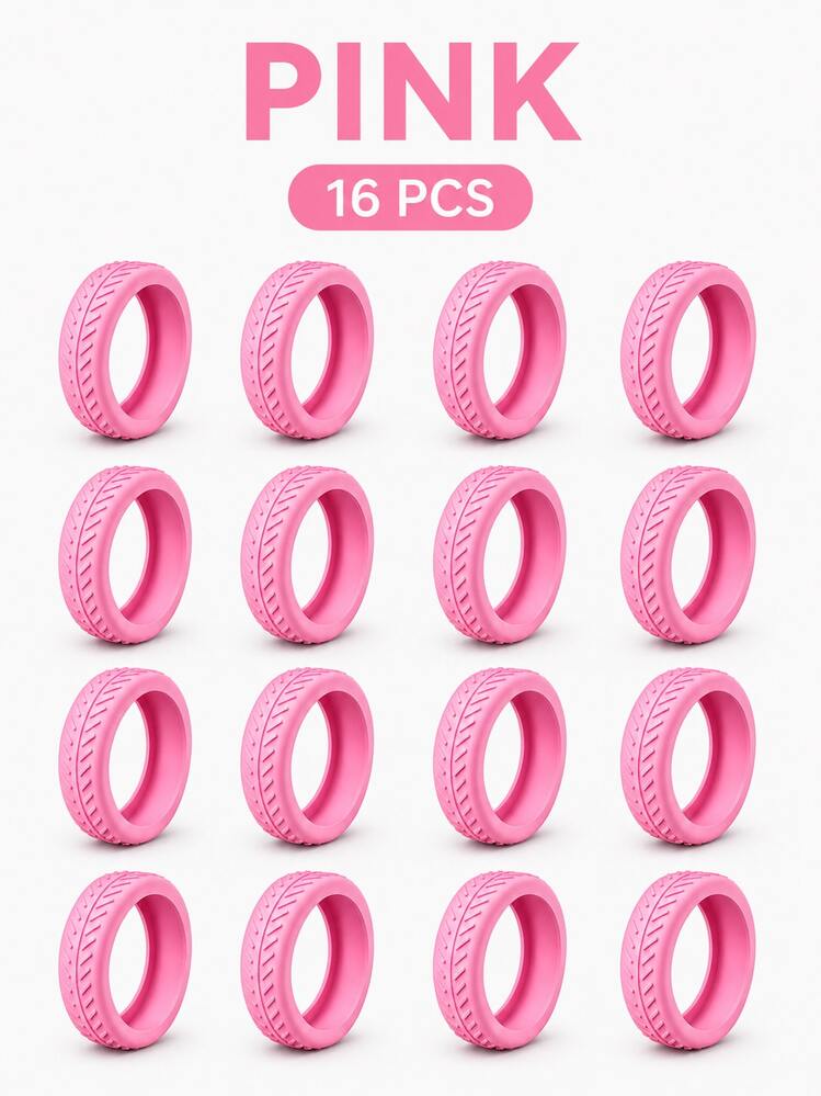 Bộ 1/4/8 nắp bọc bánh xe hành lý bằng silicone – phụ kiện du lịch phong cách thể thao, dễ lắp đặt và vệ sinh, đường kính 5-6cm, vật dụng thiết yếu cho kỳ nghỉ, nắp bọc bánh xe ghế văn phòng yên tĩnh, quà tặng Giáng Sinh - Nhiều màu - Xem 18