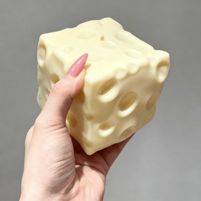 1pc Transparent Honey Cheese Squishy Toy, Stress Relief Finger Toy, Soft Touch, Slow Rebound, Comfortable Squeeze, Soft Rubber Stress Ball, Relieve Stress, Handmade Soft Rubber Squishy Toy, Effectively Relieve Stress And Anxiety